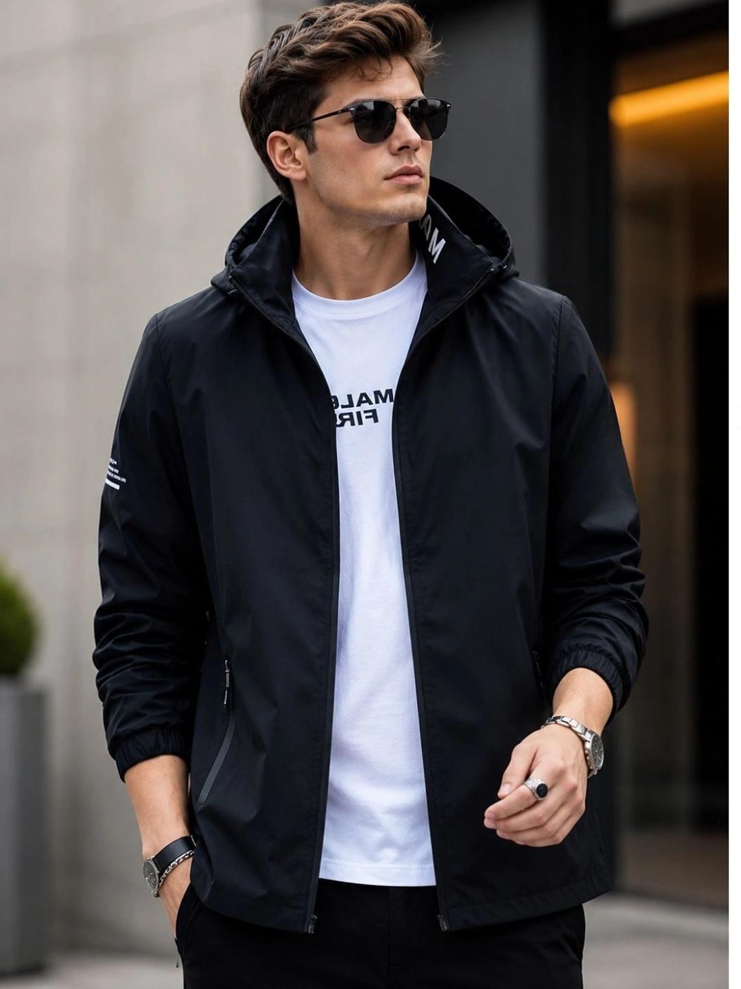 Mast & Harbour Men Lightweight Woven Jacket