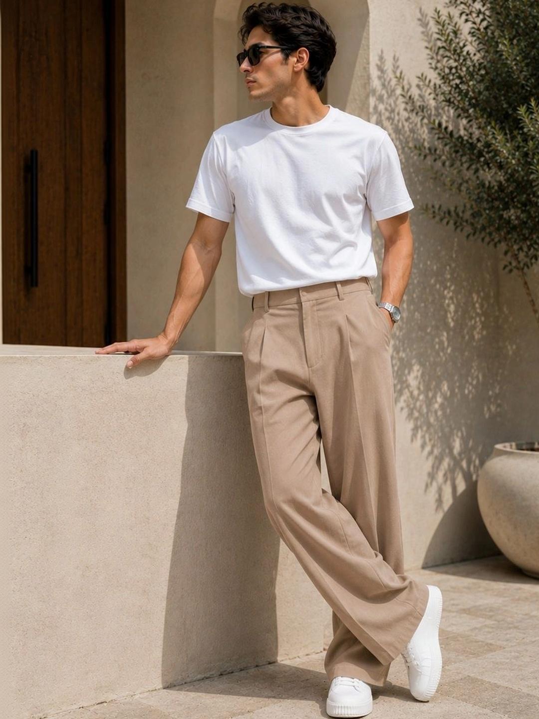 SENDIPO Men Smart High-Rise Pleated Trousers - Image 1