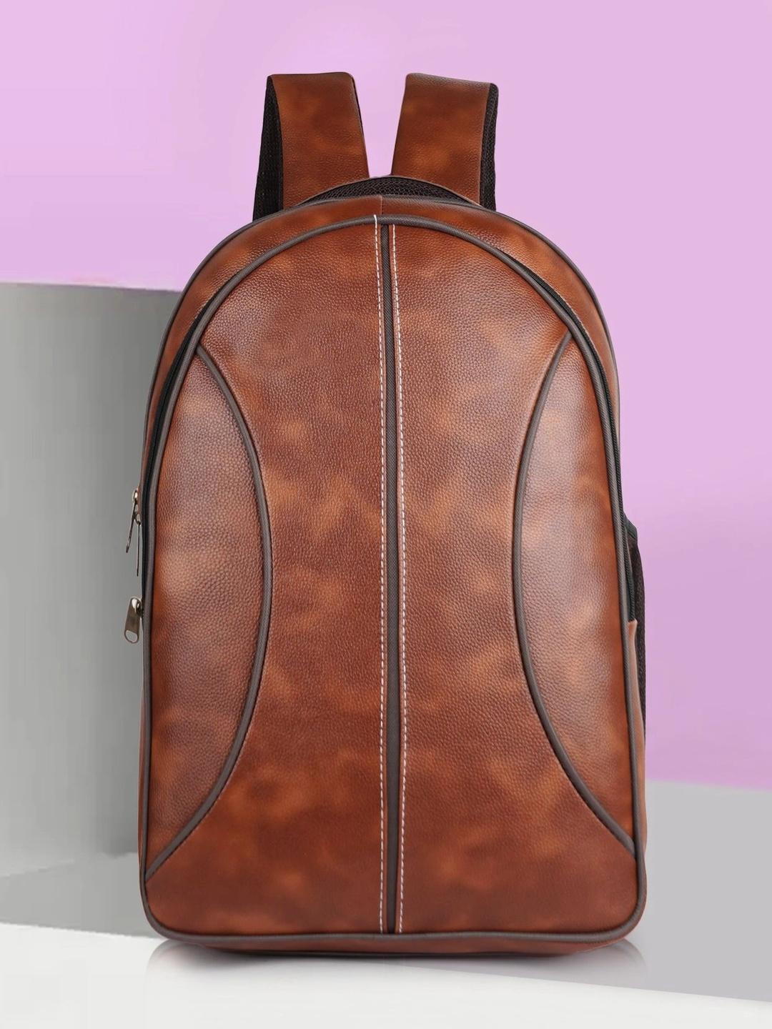 ROMOFY Unisex Contrast Detail Backpack