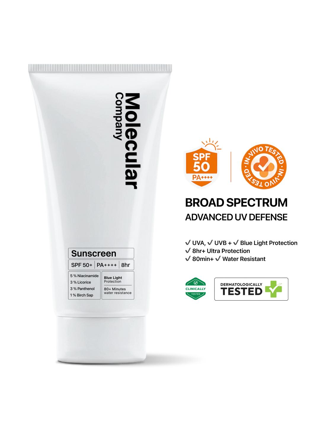 MOLECULAR COMPANY SPF50+ PA++++ Sunscreen 50g