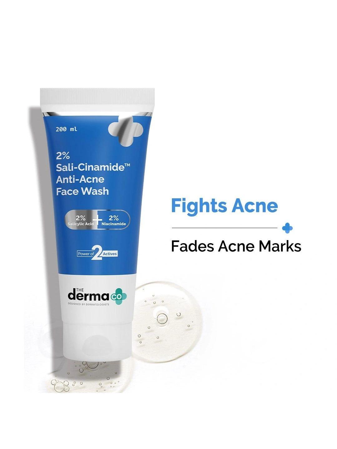 The Derma Co. 2% Sali-Cinamide Anti-Acne Face Wash 200ml - Image 1