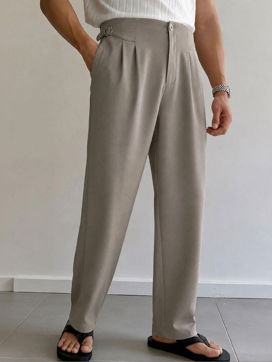 MASCLN SASSAFRAS Men High-Rise Pleated Trousers - Image 1