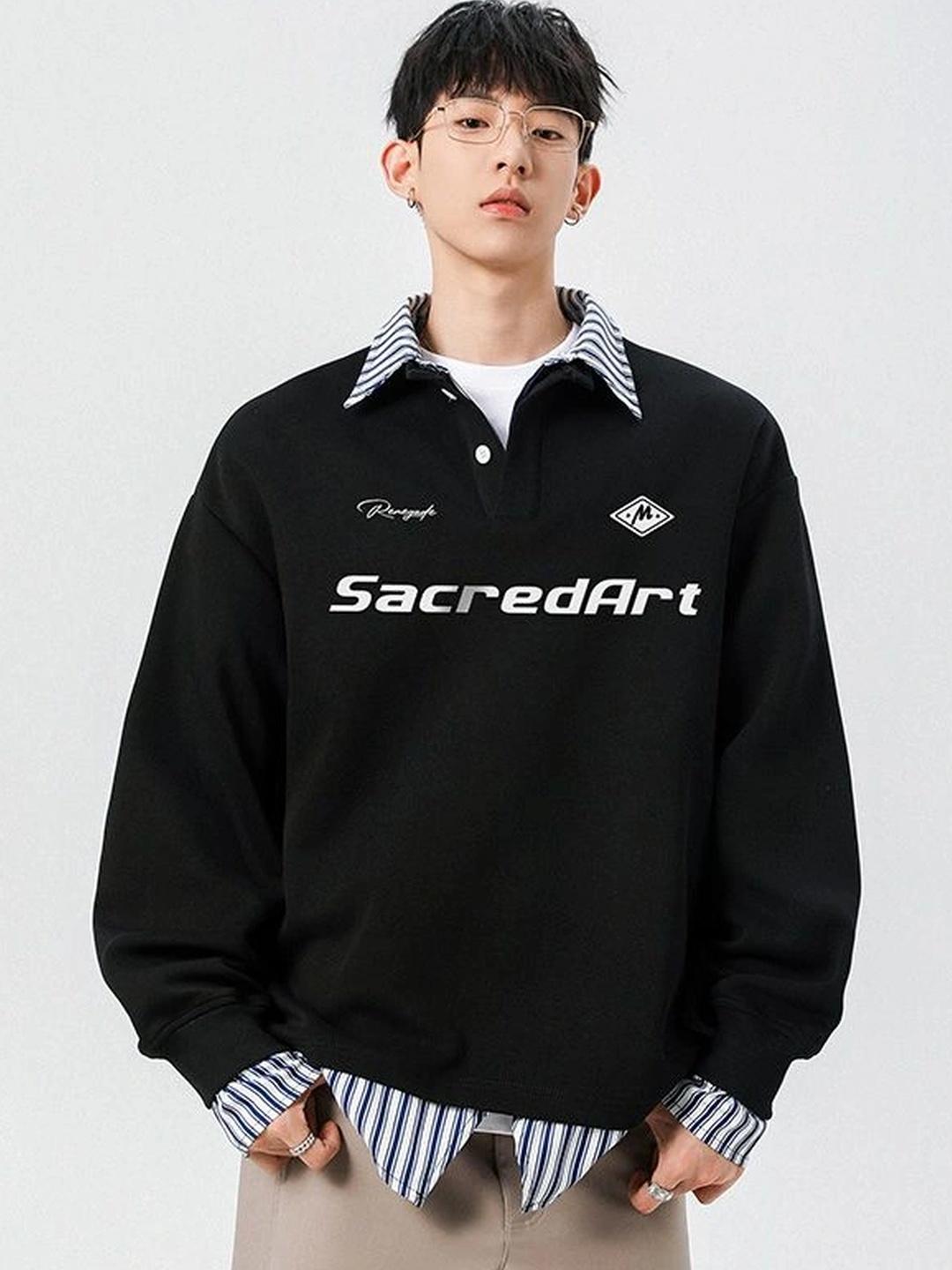 Suo Men Printed Sweatshirt - Image 1