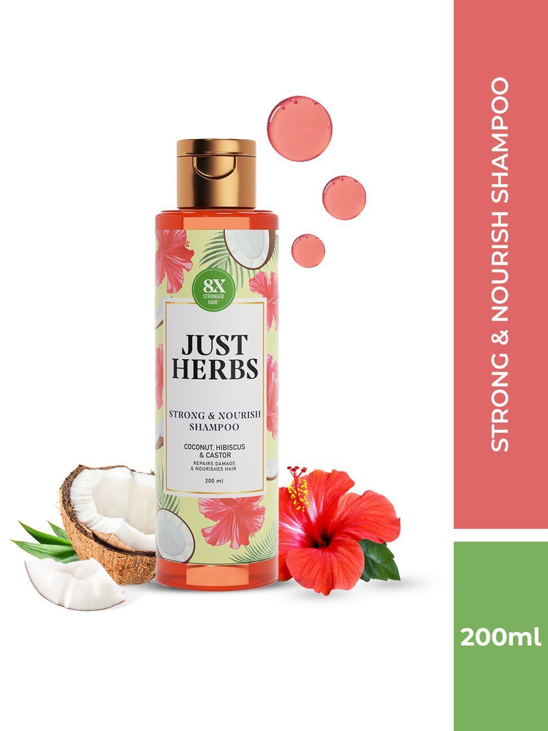Just Herbs Strong & Nourish Shampoo 200ml