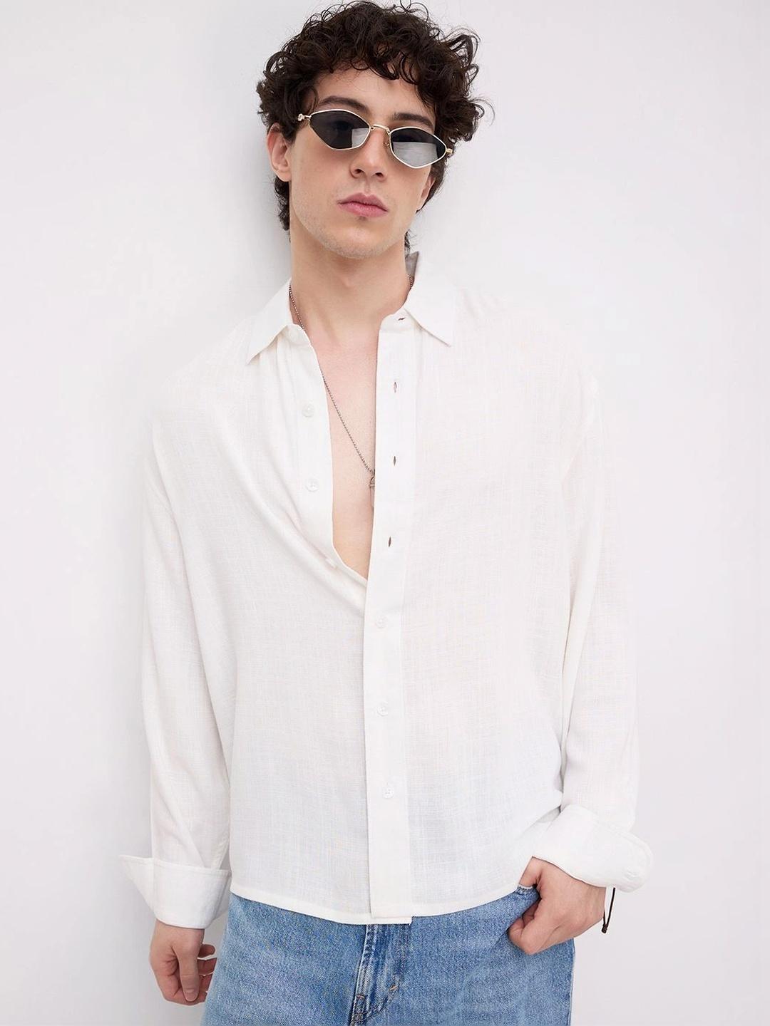 VASTRADO Men Classic Boxy Casual Shirt - Image 1
