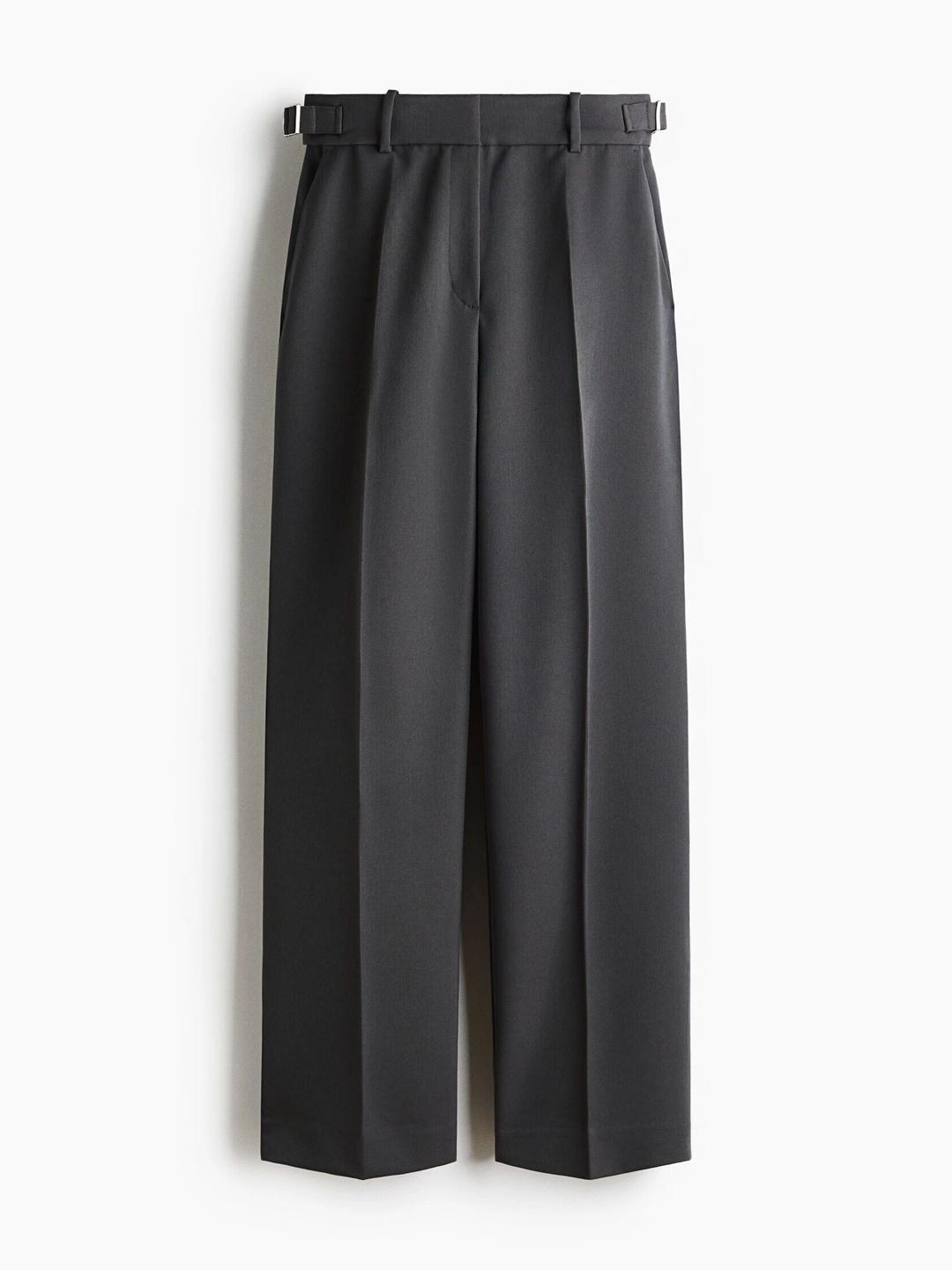 H&M Women Straight Fit Easy Wash Trousers - Image 1