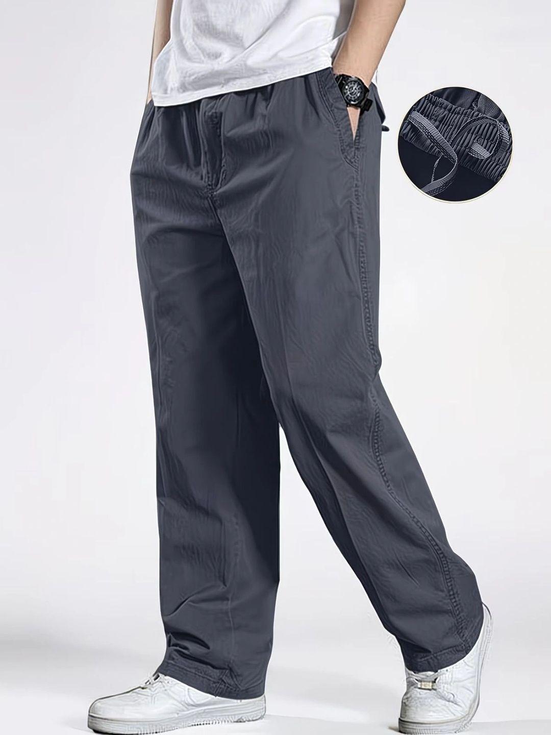 FABRIPPLE Men Easy Wash Pleated Button Trousers - Image 1