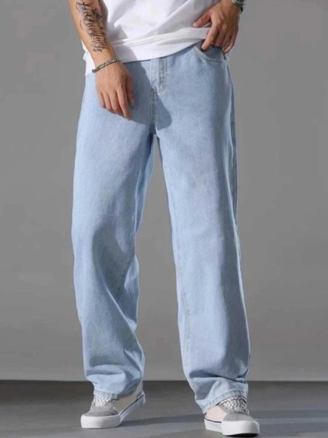 UNIFAV FASHION Men Straight Fit Mid-Rise Jeans - Image 1