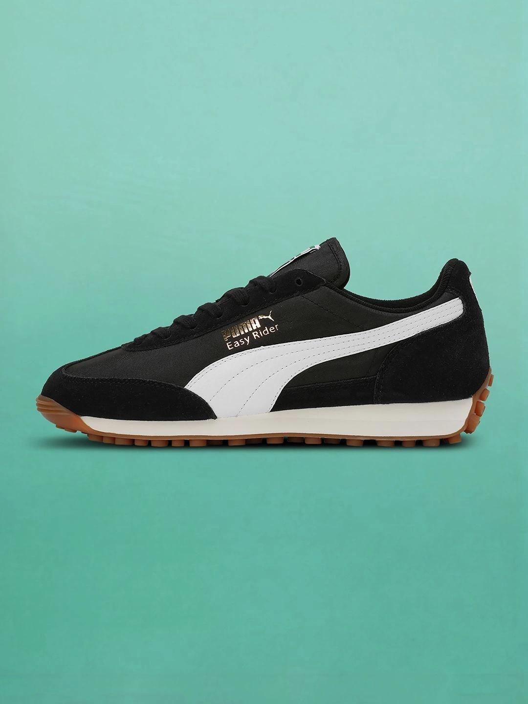 Puma Unisex Easy Rider Round Toe Lace-Ups Sneakers - Image 1