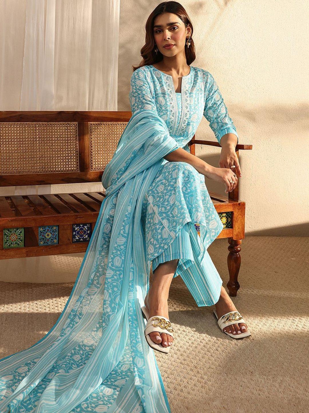 Gerua By Libas Women Floral Printed Kurta Set - Image 1