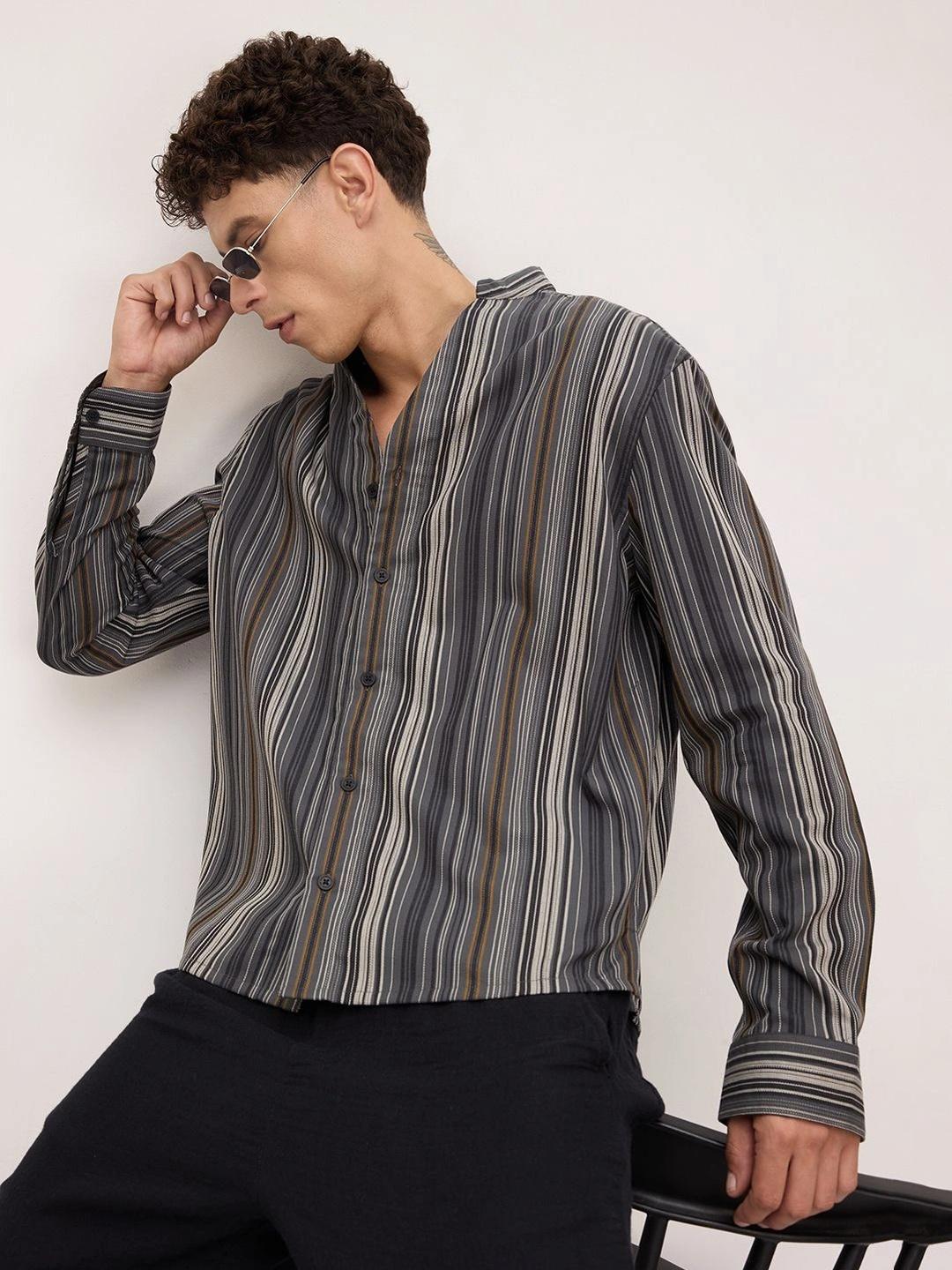VASTRADO Men Classic Striped Casual Shirt - Image 1