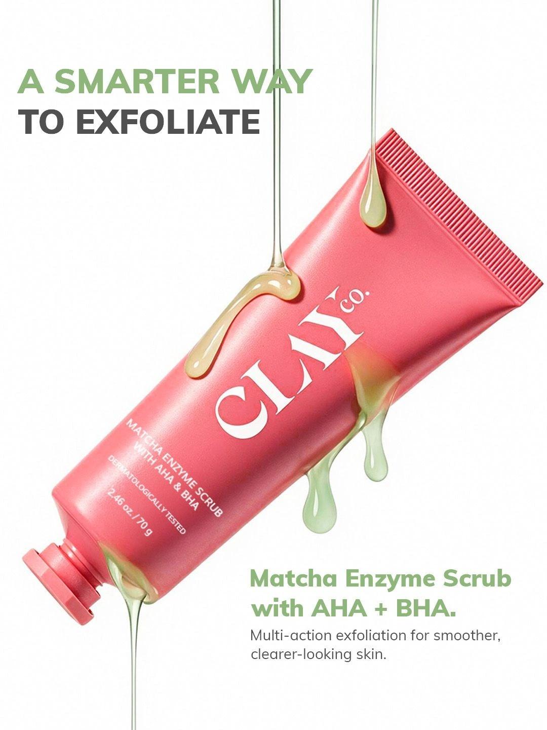 CLAYco Matcha Enzyme Scrub 70g - Image 1