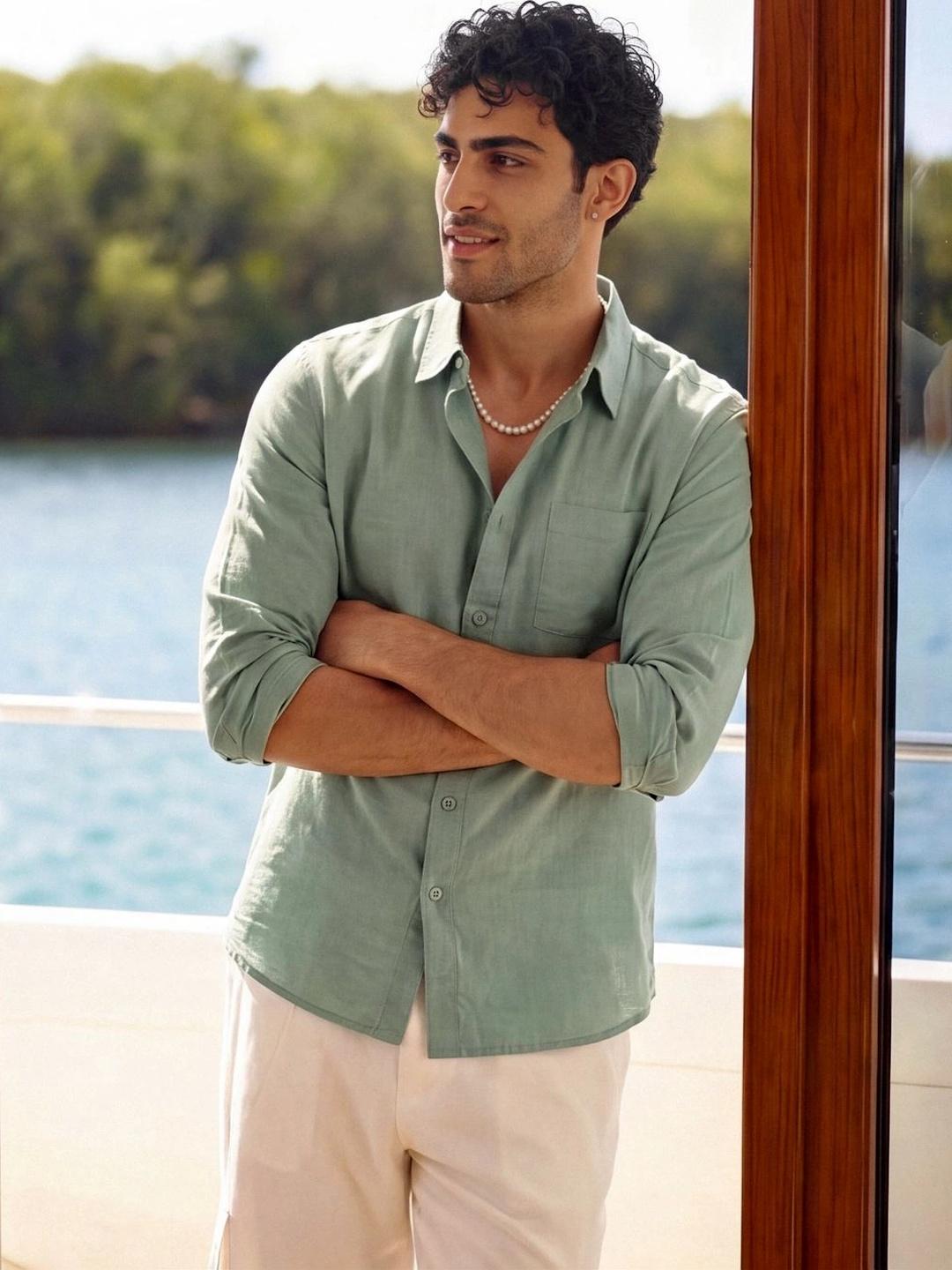 Urban Scissors Men Comfort Casual Shirt - Image 1