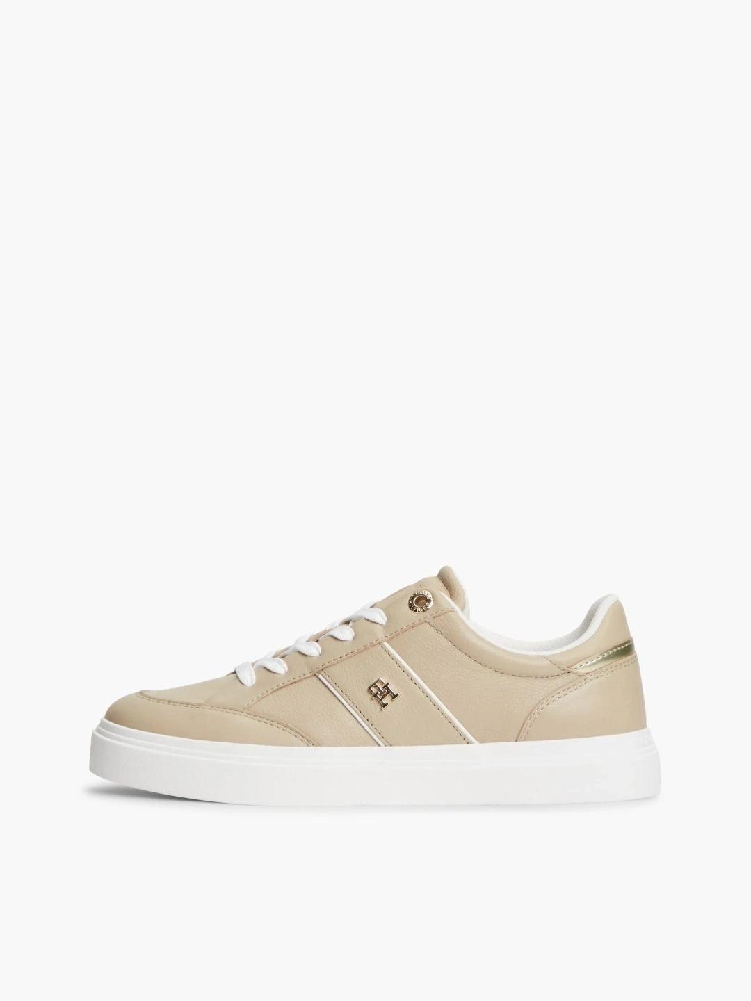 Tommy Hilfiger Women Leather Sneakers - Image 1