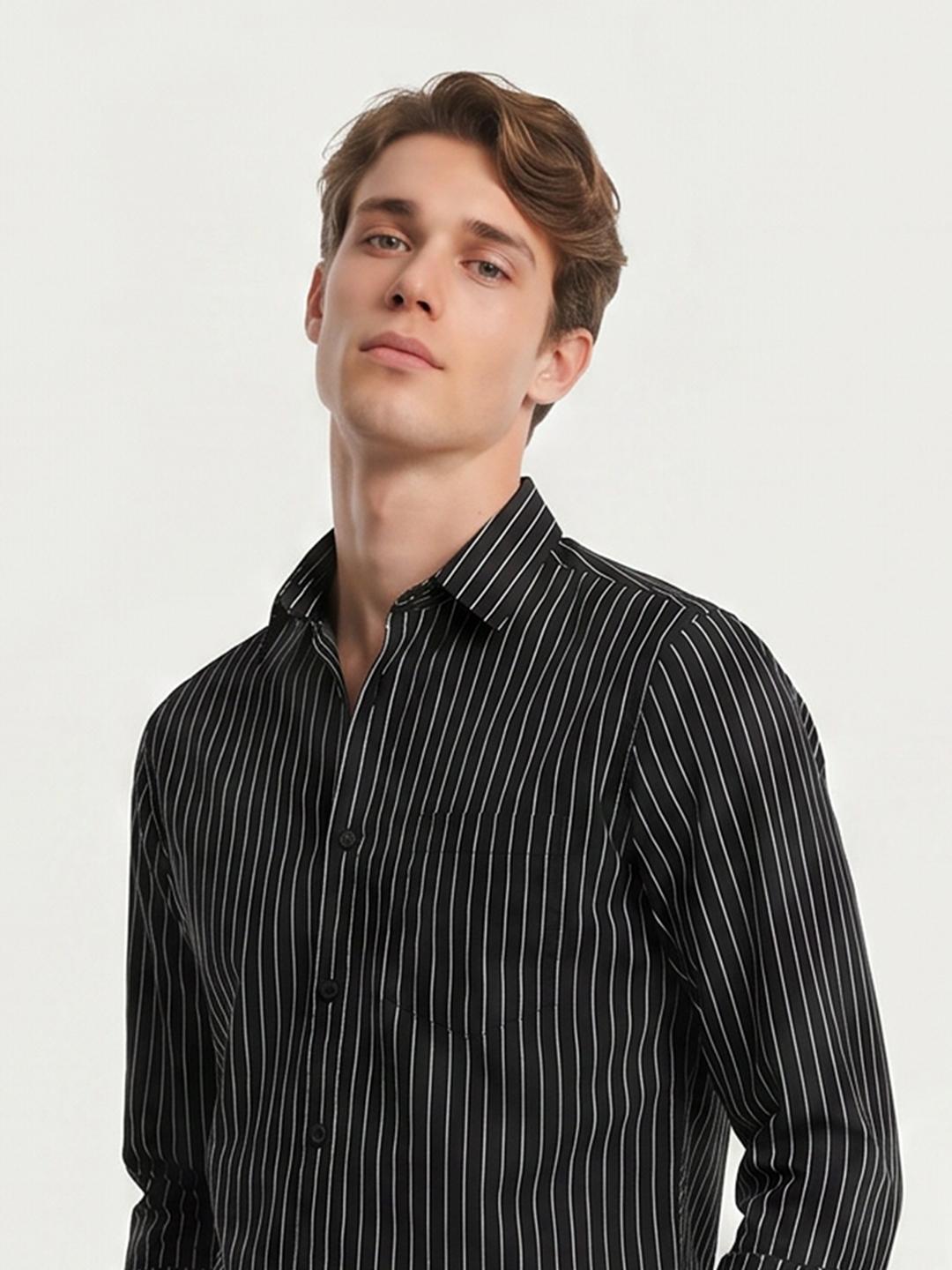 Mast & Harbour Soft Touch Cotton Stripe Shirt