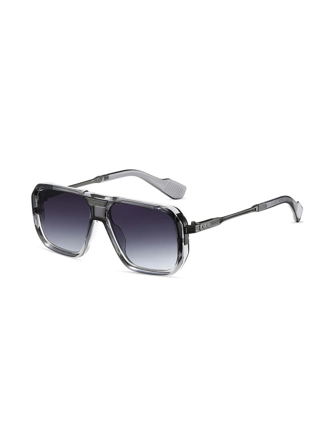 KOPEK Unisex Black Aviator Sunglasses - Image 1