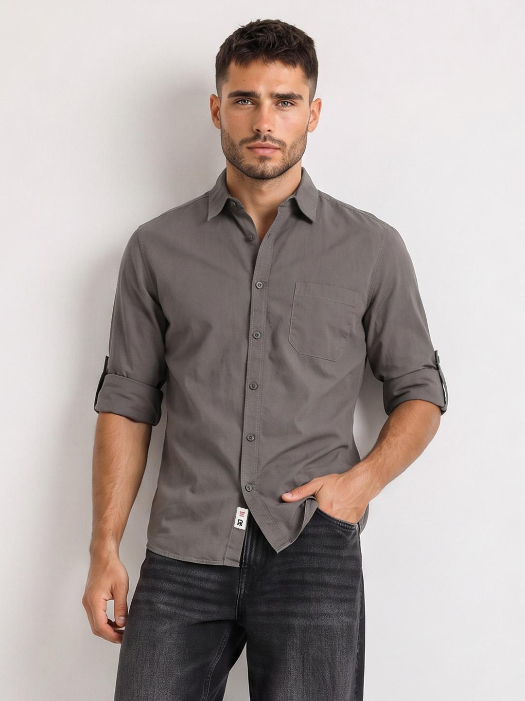 Roadster Pure Cotton Casual Shirt - Image 1
