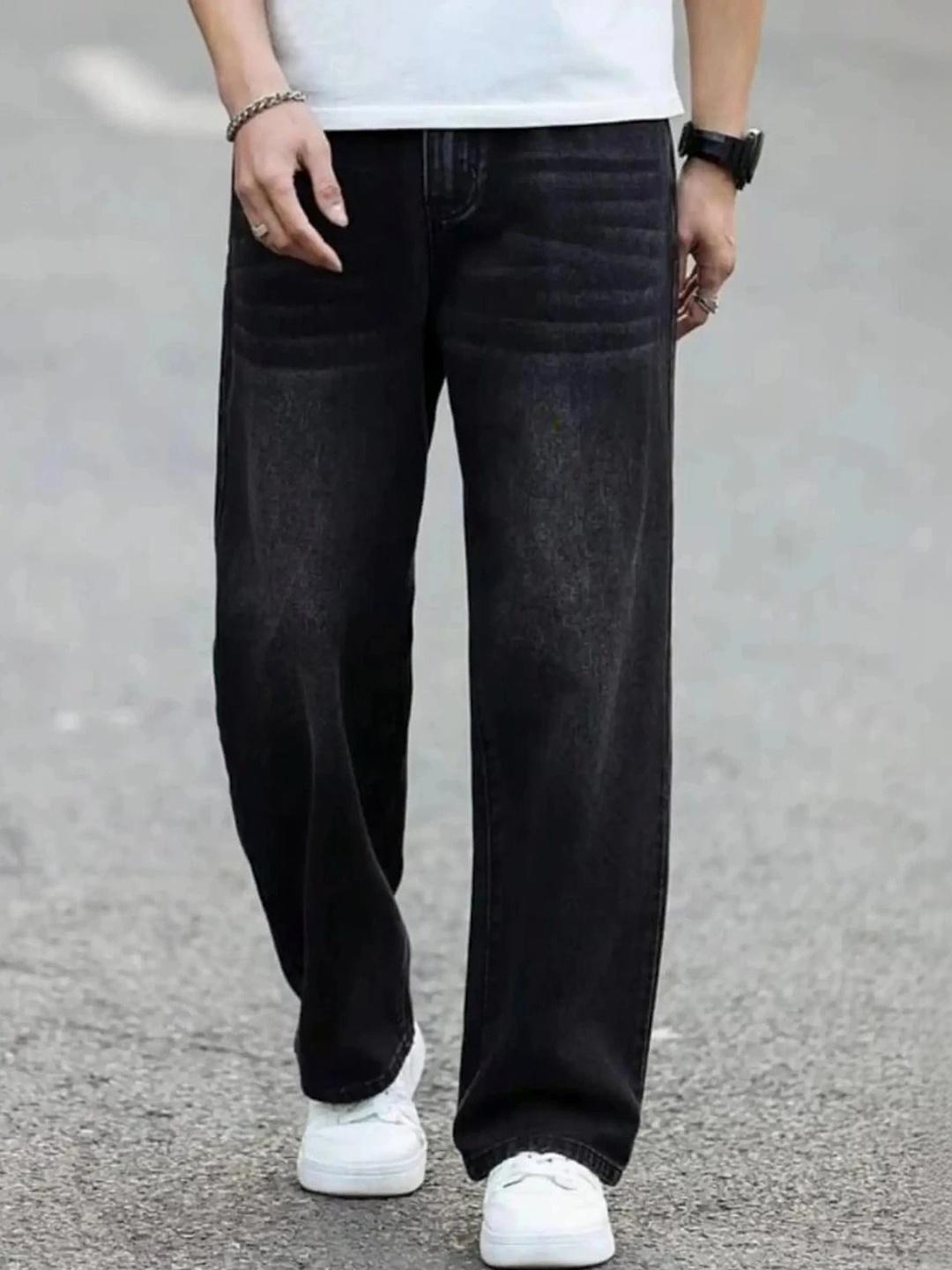 SYNZO Men Comfort Relaxed Fit Mid-Rise Jeans