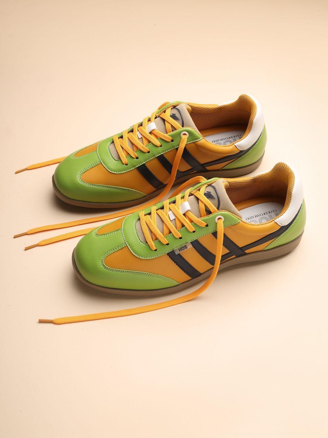 HOS Men FELIX PU Leather Lace-Up Sneakers