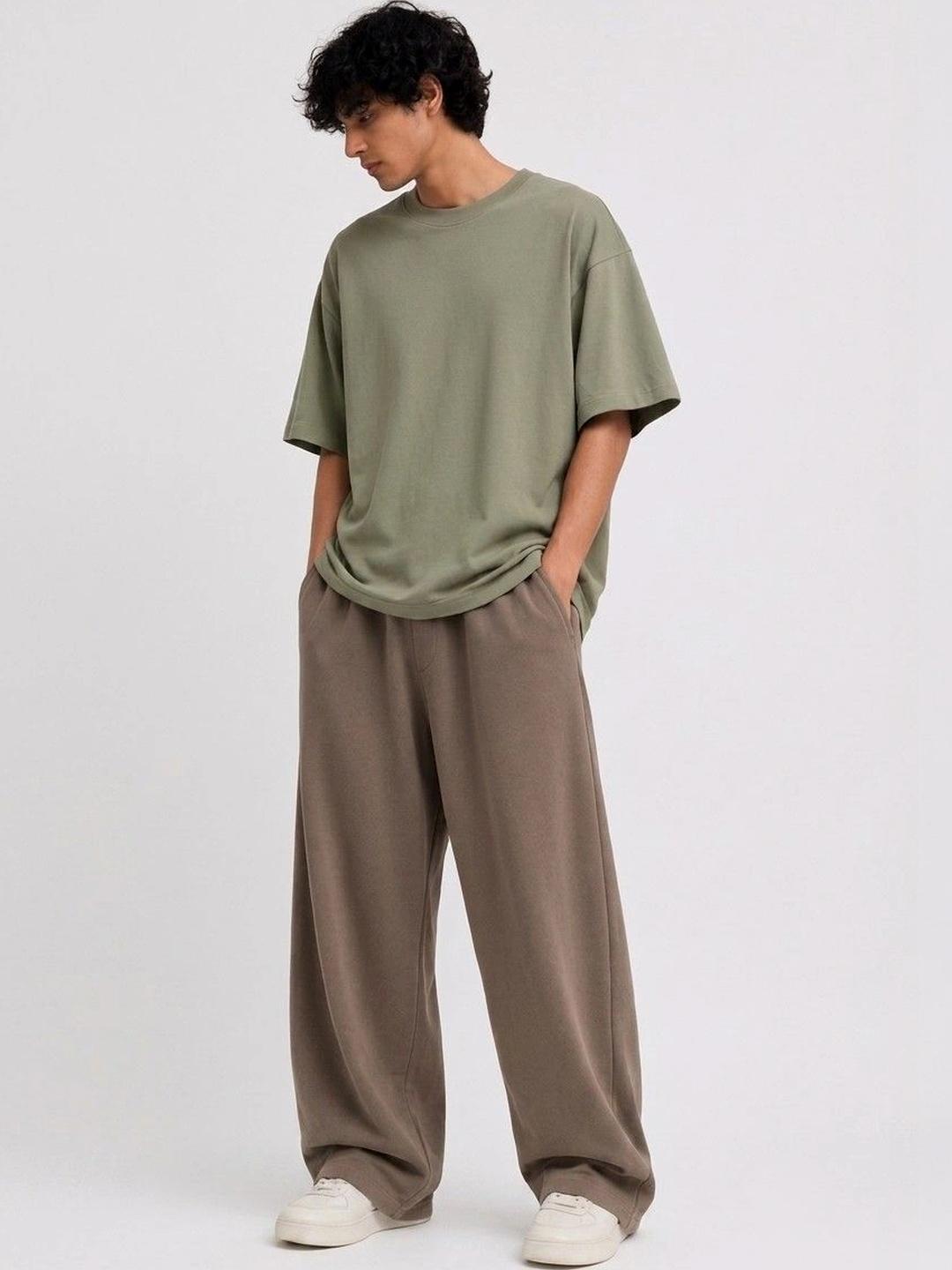 ENRIZZ Men Baggy Training Track Pants - Image 1