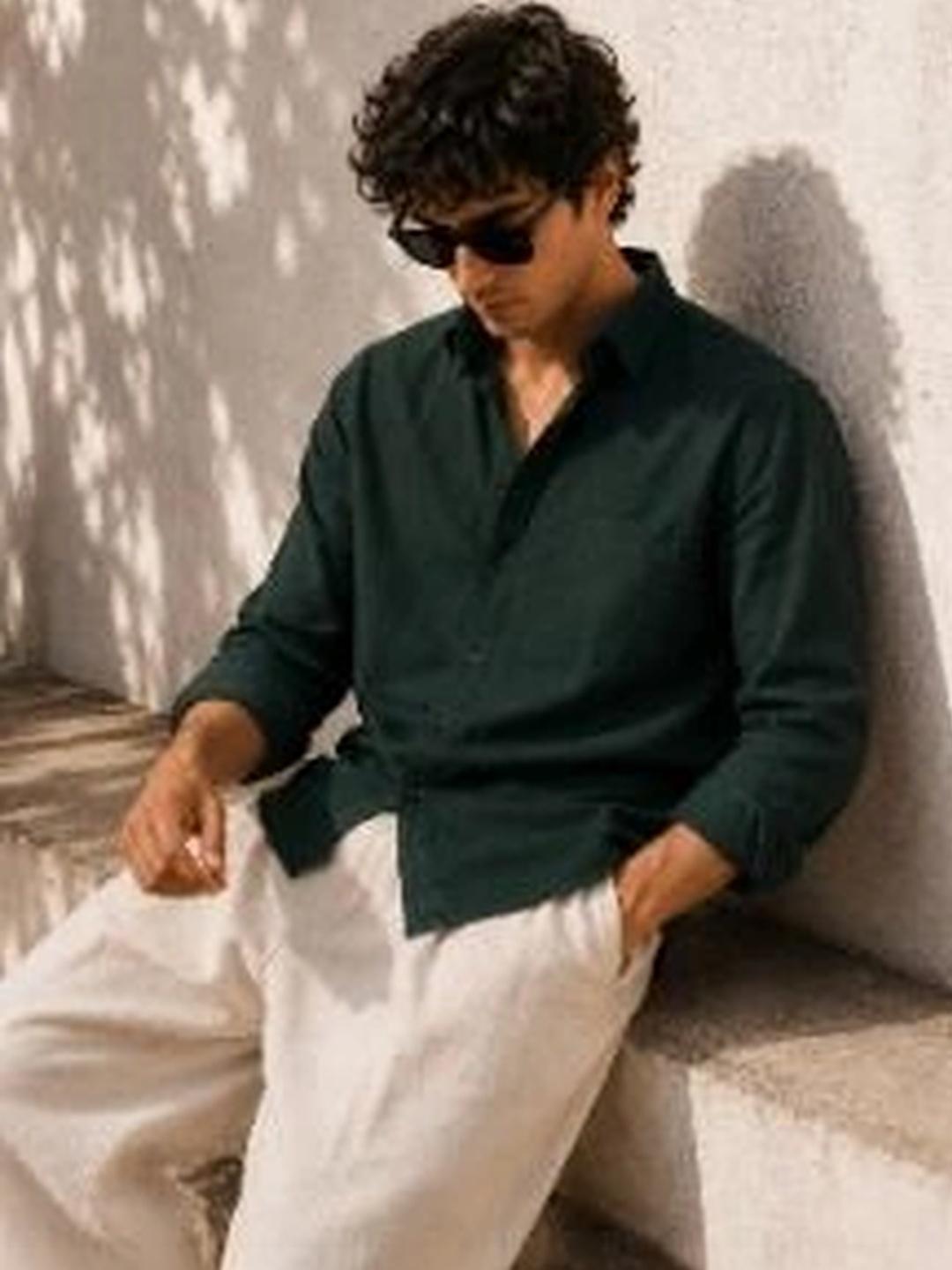MOJAMEDI Men Standard Casual Shirt - Image 1