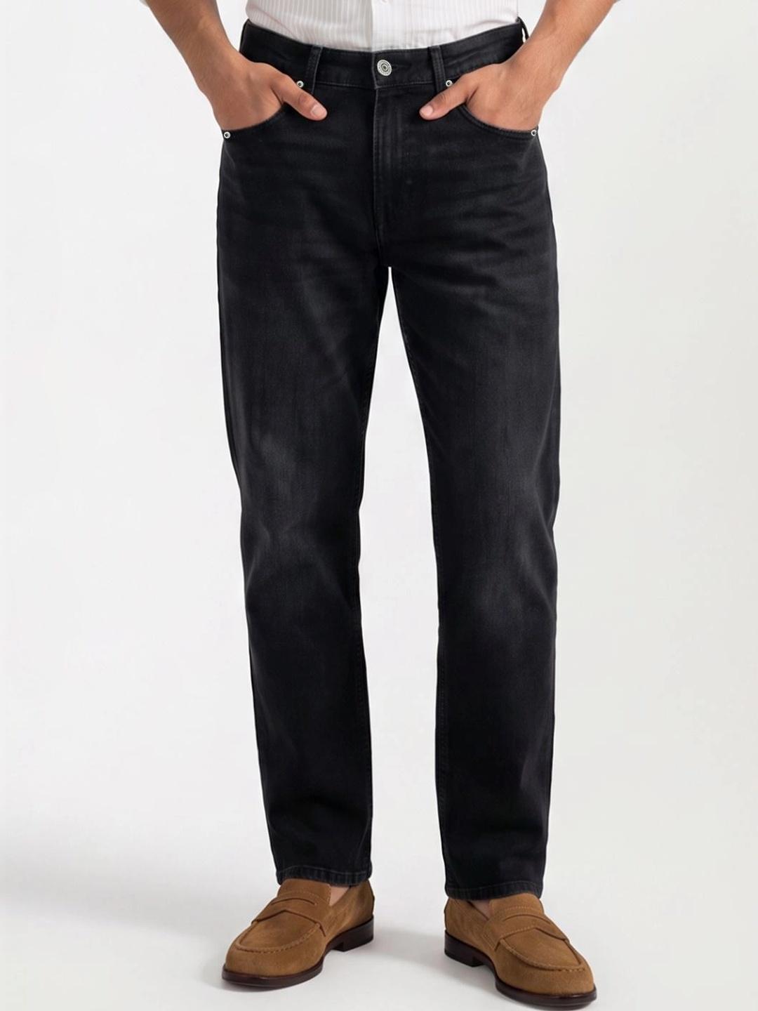 SPYKAR Men Ricardo Comfort Straight Fit Mid-Rise Stretchable Jeans - Image 1