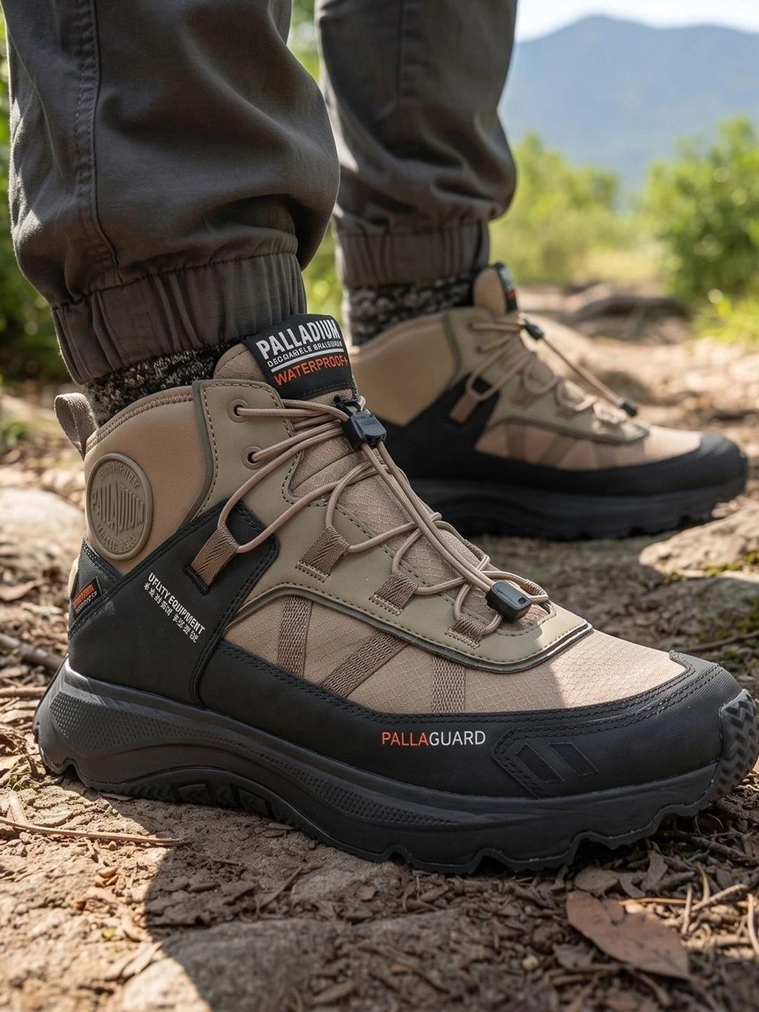 PALLADIUM Mens Thunder Mid Protect Waterproof Shoes - Image 1