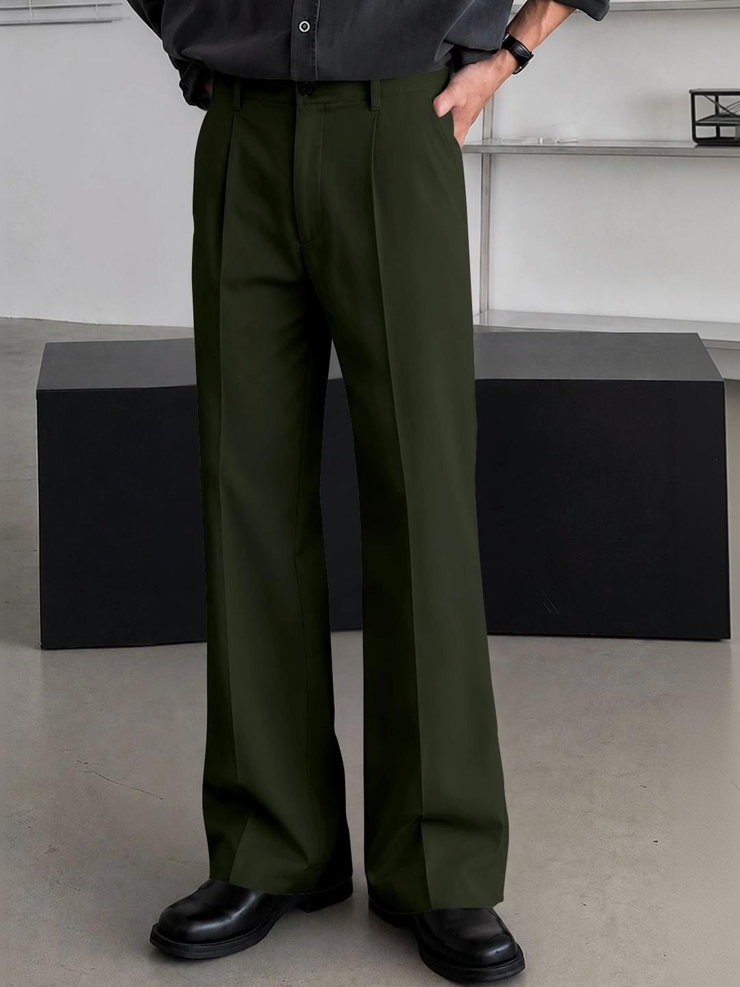 FTX Men Relaxed Loose Fit Pleated Trousers - Image 1