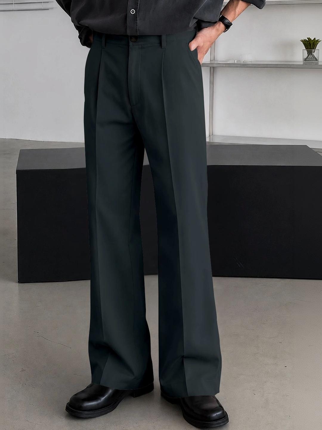 FTX Men Relaxed Loose Fit Pleated Trousers - Image 1