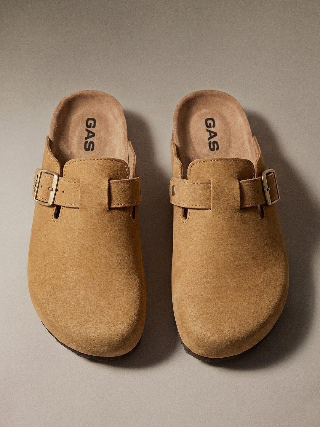 GAS Men Brown Tan Grintoso Sandals - Image 1