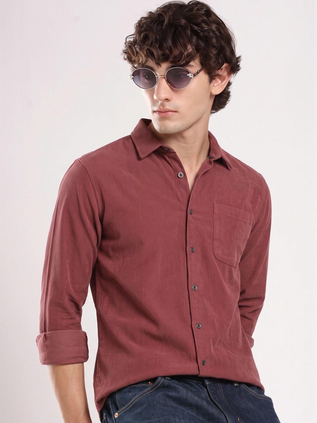 HERE&NOW Men Slim Fit Casual Shirt - Image 1