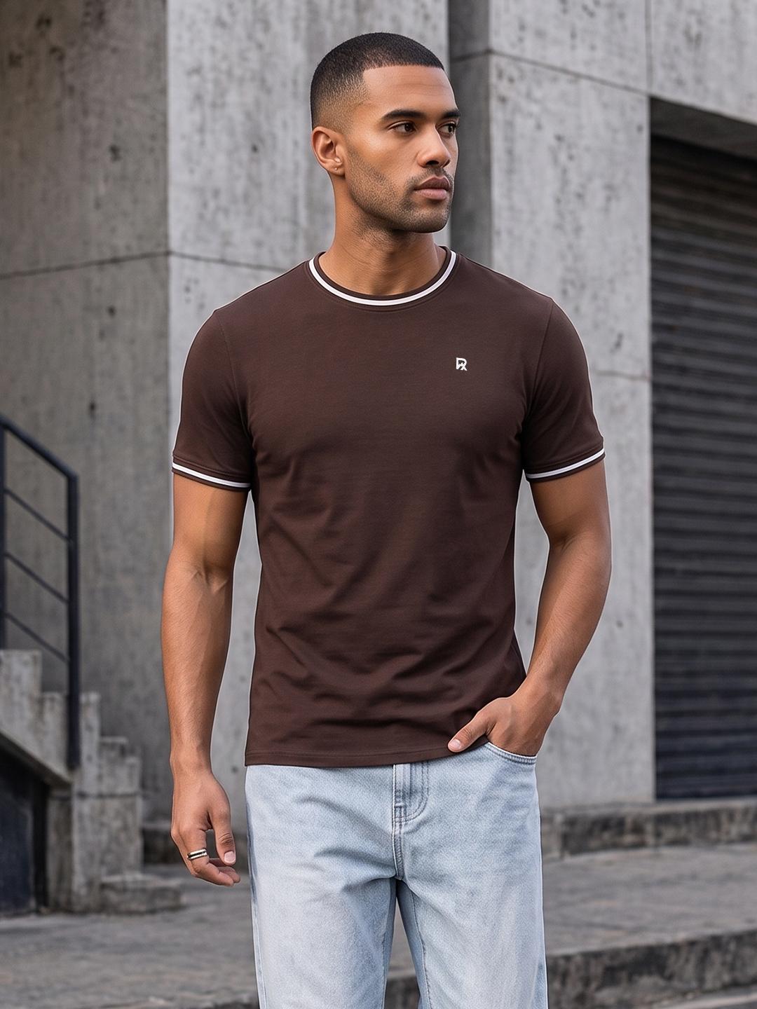 Roadster Life Co. Round Neck Pure Cotton T-shirt