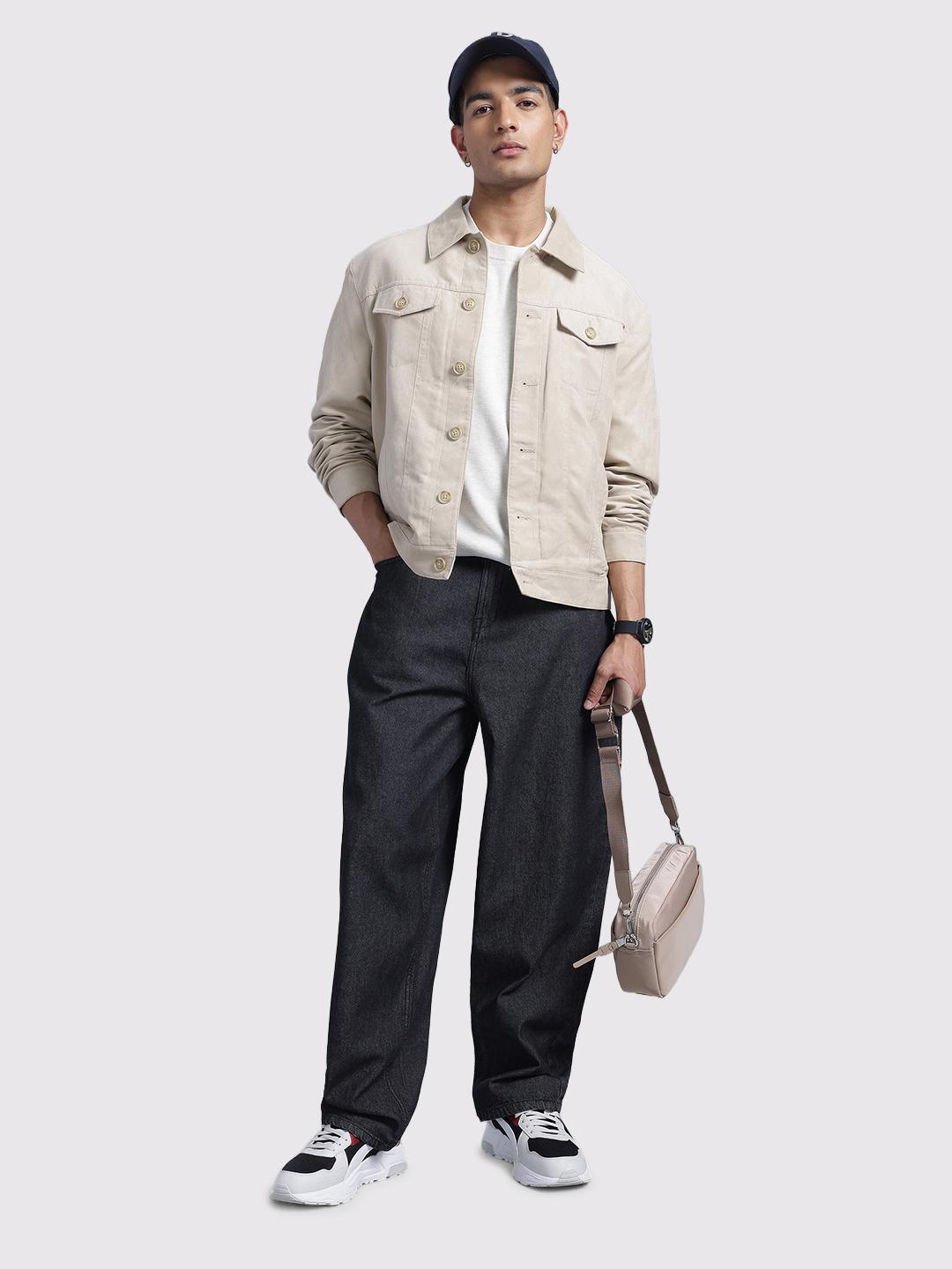 Roadster Men Mid-Rise Pure Cotton Baggy Fit Jeans