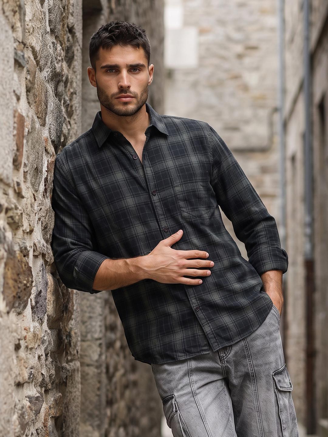 Roadster Checked Pure Cotton Casual Shirt - Image 1