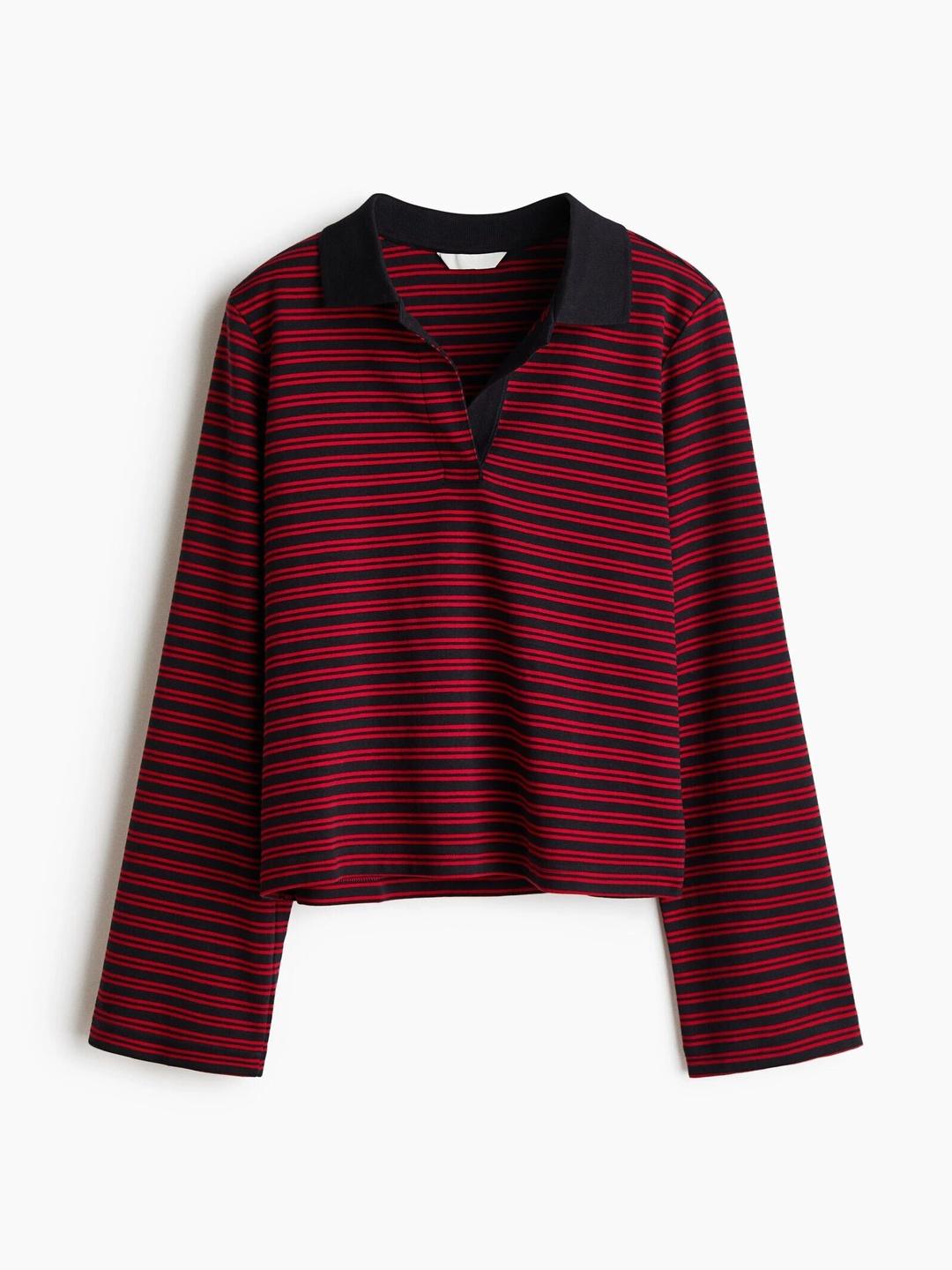 H&M Striped Crop Top - Image 1