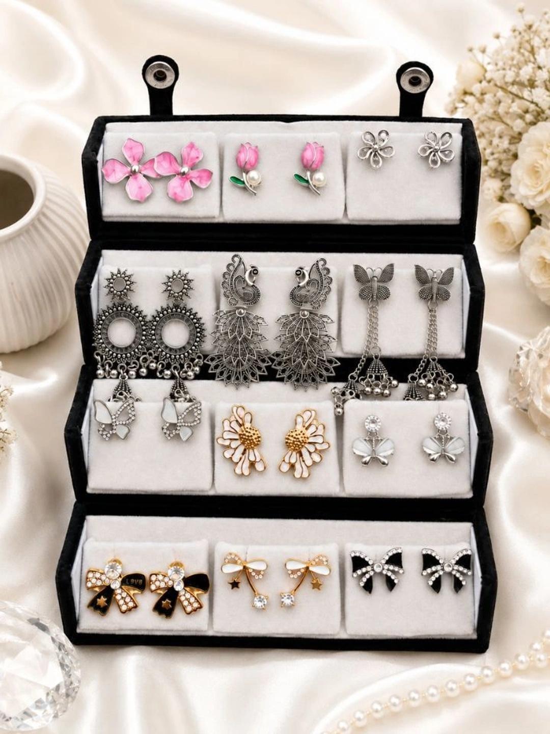 Esyko Floral Studs Earrings - Image 1