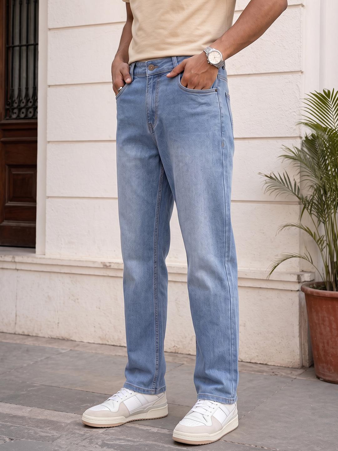 Roadster Men Straight Fit Stretchable Jeans