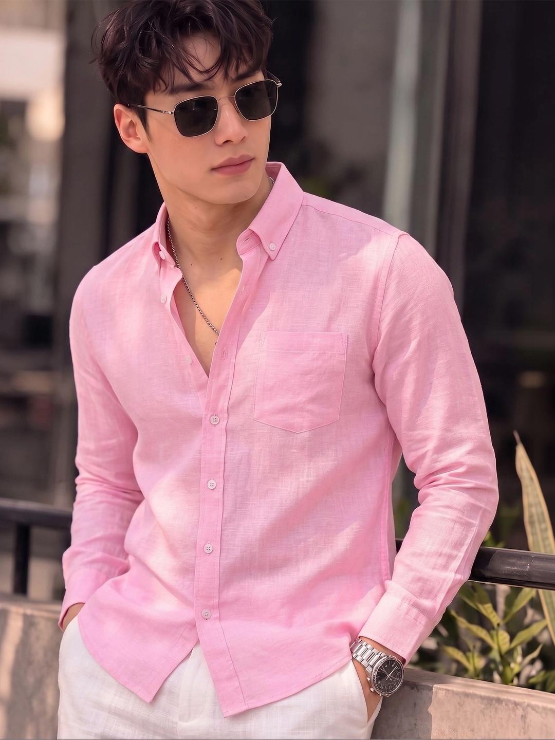 Nat Jastica Men Straight Casual Shirt - Image 1