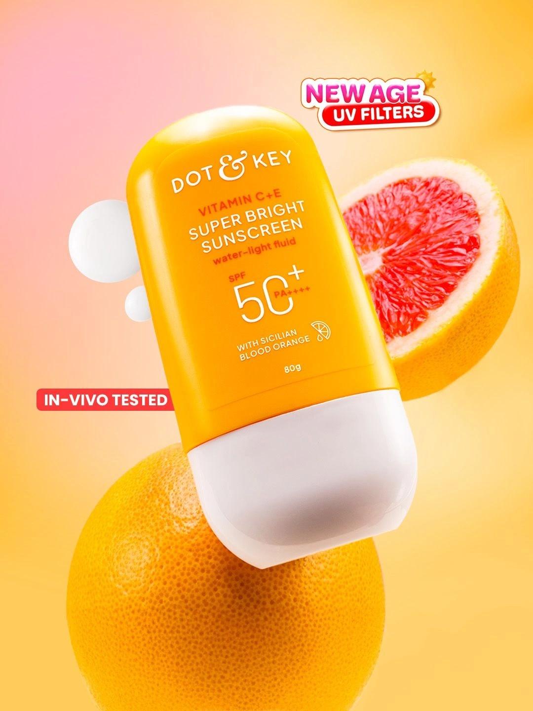 DOT & KEY Vitamin C+E Super Bright Sunscreen SPF 50+ PA++++ 80g