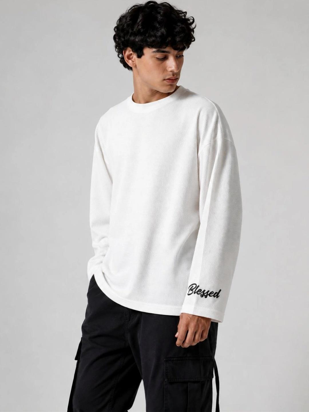 CLOTH N CODE Men Typography Cotton Boxy T-shirt