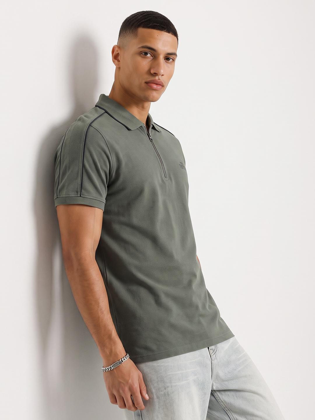 Roadster Life Co. Polo Collar Pure Cotton T-shirt - Image 1