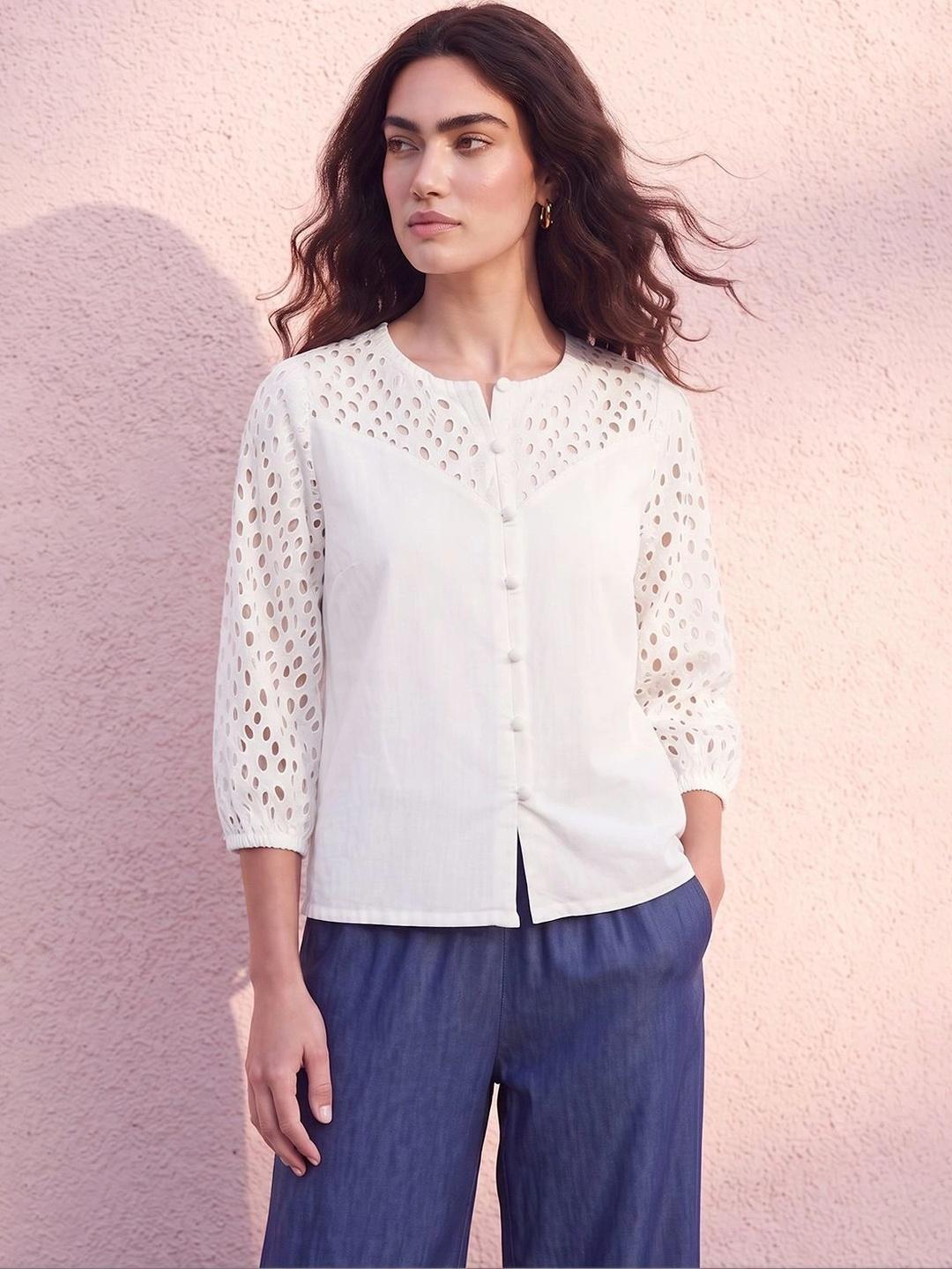 Fame Forever by Lifestyle Cotton Blend Top