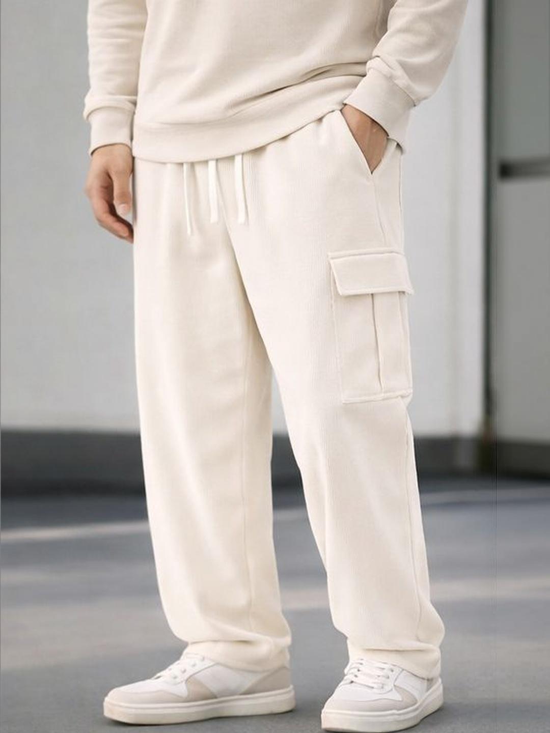 SZN Men Easy Wash Cargos Trousers