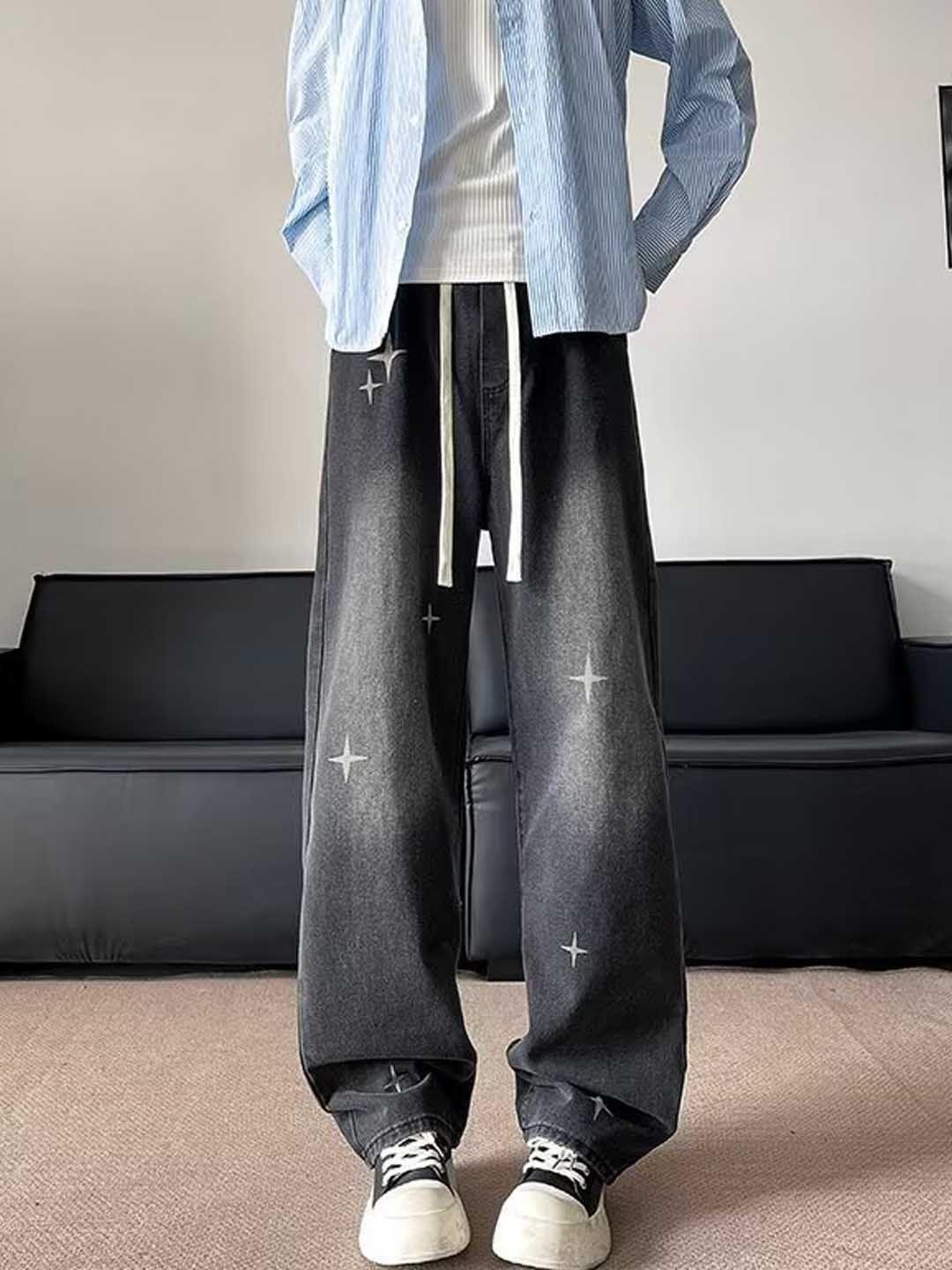 StyleCast Men Mid-Rise Light Fade Jeans - Image 1