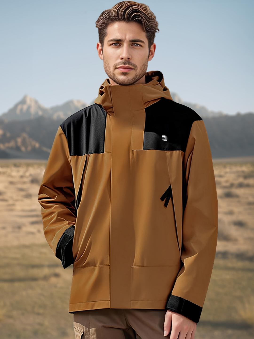 Buy venzina Men Colourblocked Lightweight Outdoor Sporty Jacket