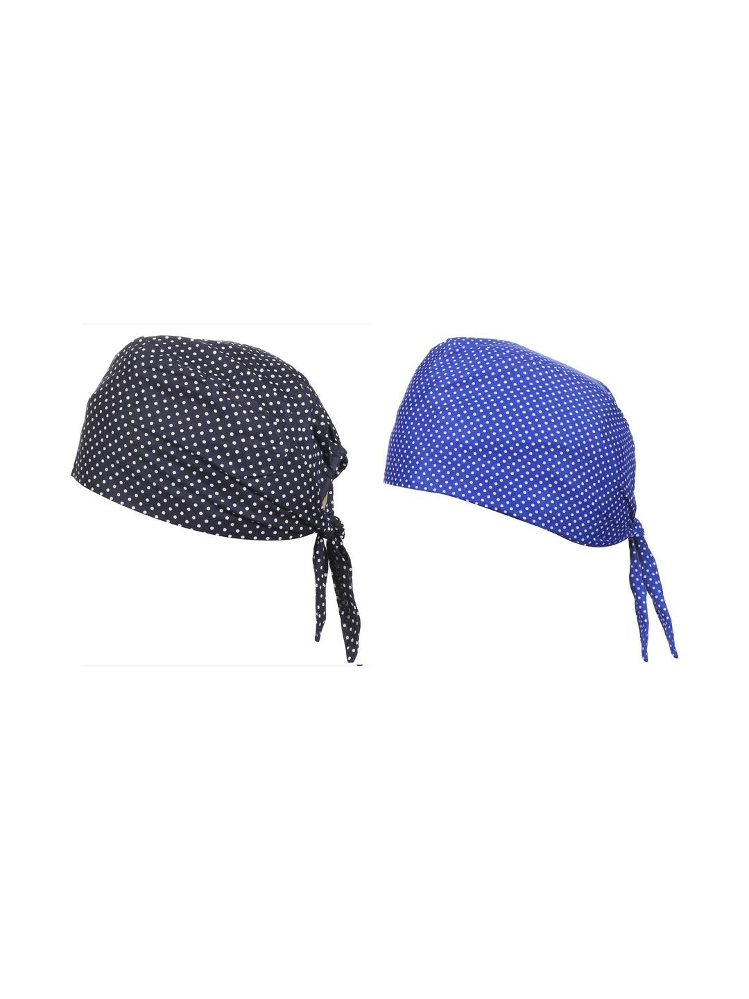 Buy BISMAADH Unisex Polka Dot Patka Durag Skull Cap - Caps for