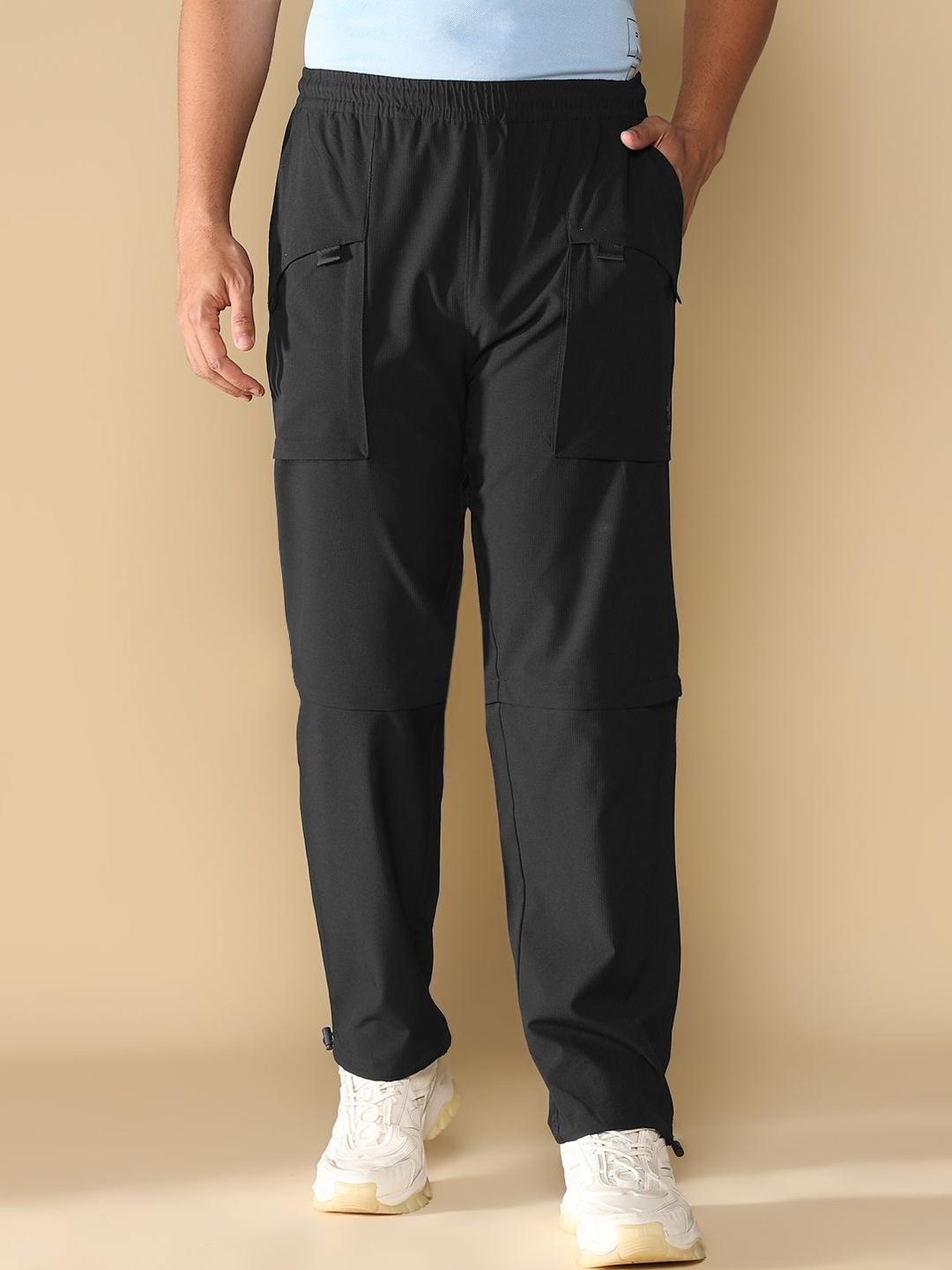 HRX by Hrithik Roshan Men Relaxed Fit Brand Logo Training Joggers - Image 1