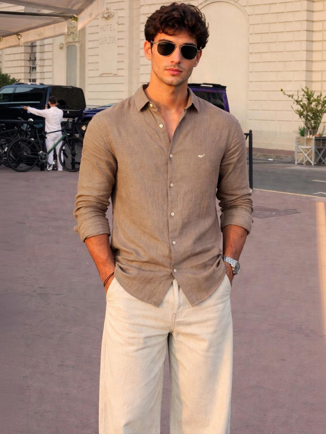 HAMPTONS Cotton Long Sleeves Shirt