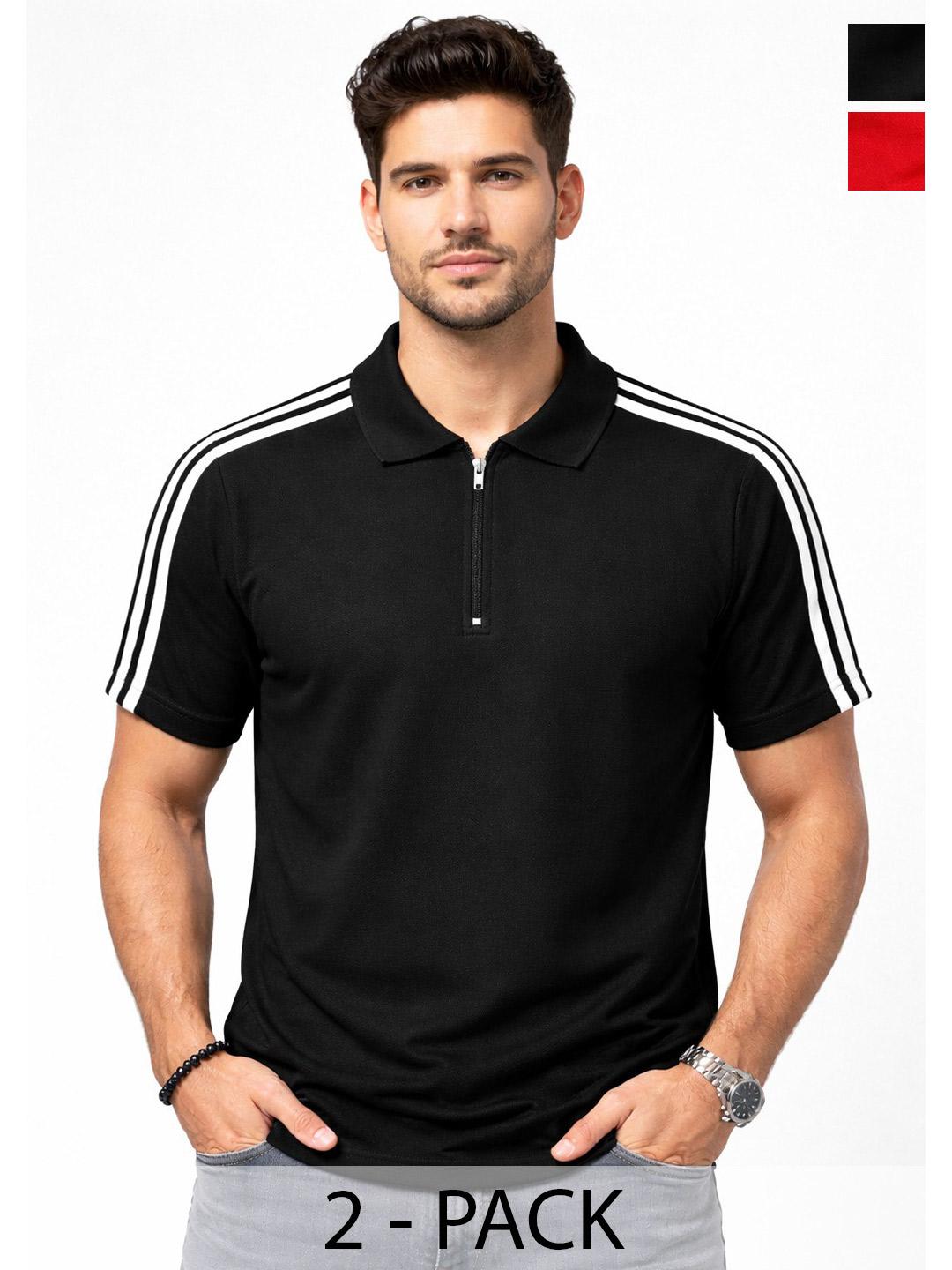 Organic Chics Men Polo Collar Dri-FIT Slim Fit T-shirt - Image 1