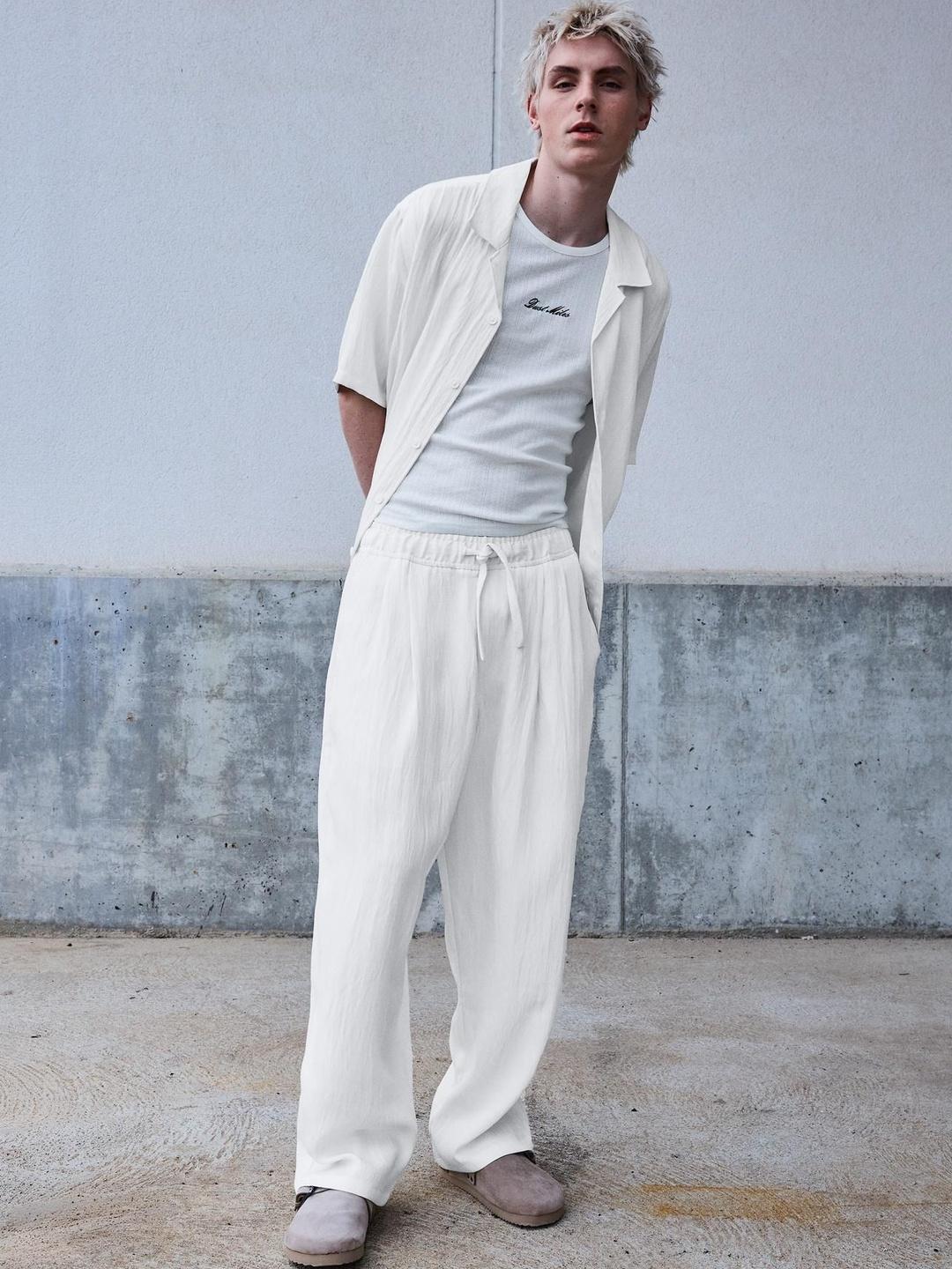 Bershka Super Baggy Rustic Trousers